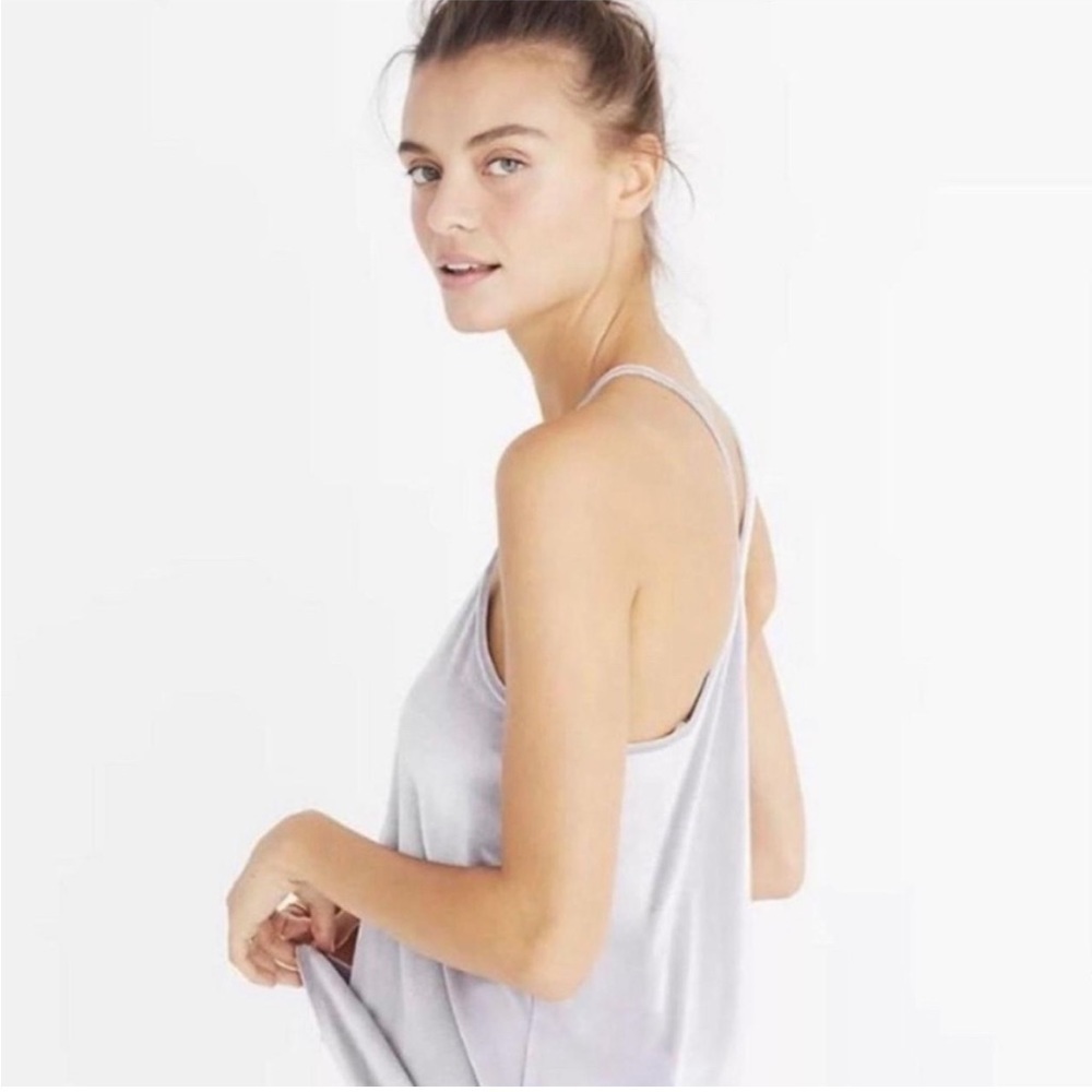 MADEWELL Silver Velvet Camisole Size M